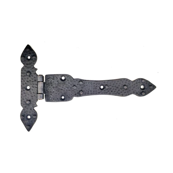 Antika Tarz Dekoratif Pirinç Kuyruklu Düğmeli Menteşe No3 - 155x240 mm, Oksit ürün görseli 1
