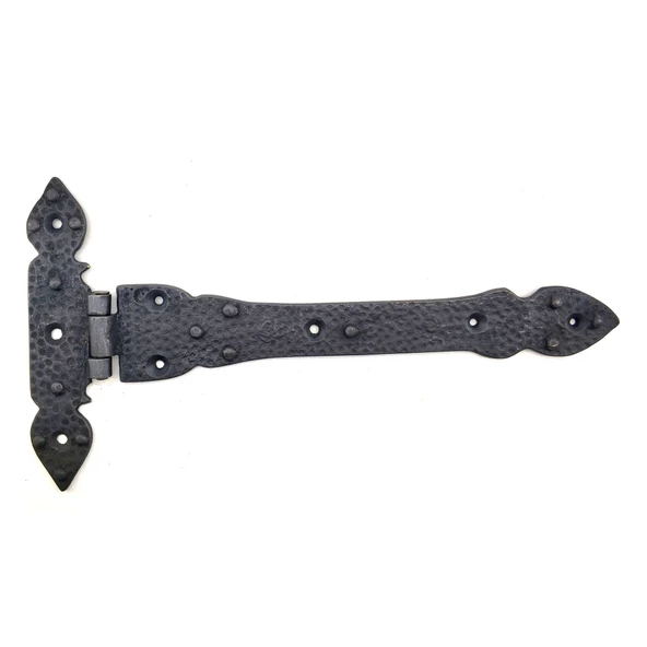 Antika Tarz Dekoratif Pirinç Kuyruklu Lale Menteşe - 147x193 mm, Oksit ürün görseli 1