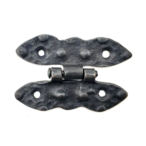 Antika Tarz Dekoratif Pirinç Bodur Menteşe - 75x50 mm, Oksit ürün görseli 1