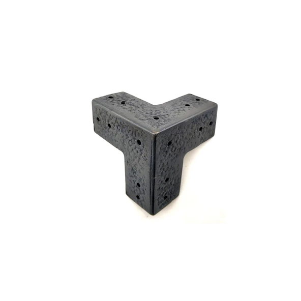 Antika Tarz Dekoratif Pirinç Köşe Gönye - 68x68 mm, Oksit ürün görseli 1