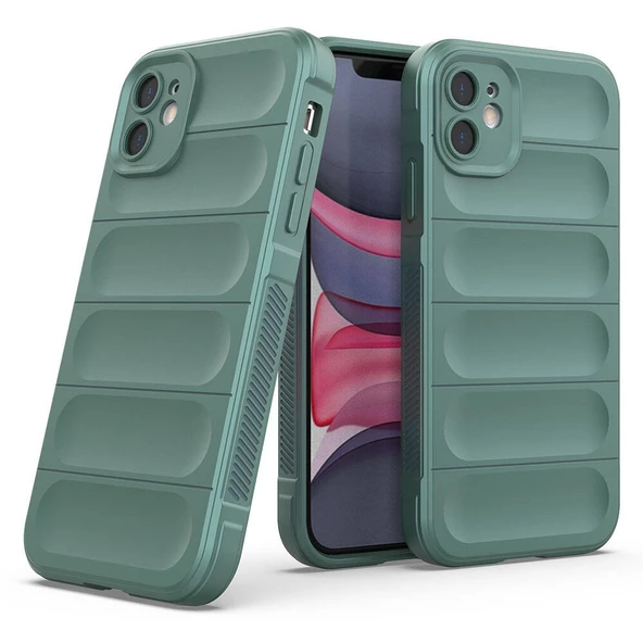 Apple iPhone 11 Kılıf Esnek TPU Oyuklu Arka Yüzey Tasarımlı Zore Etnik Silikon Kapak ürün görseli 1