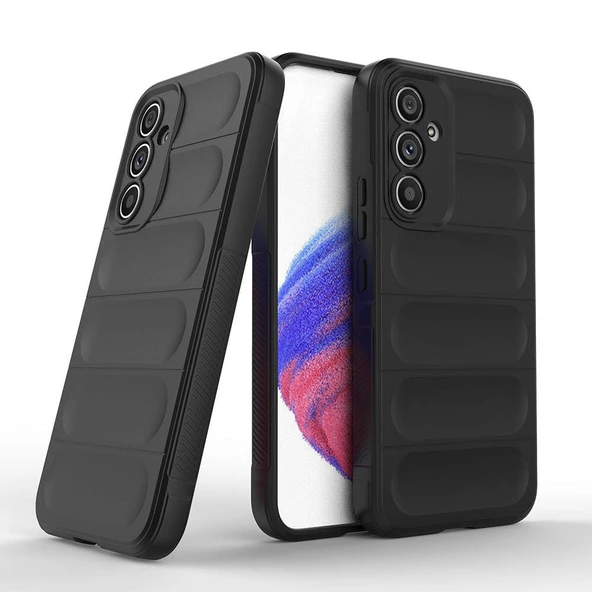 Galaxy A54 Kılıf Esnek TPU Oyuklu Arka Yüzey Tasarımlı Zore Etnik Silikon Kapak ürün görseli 1