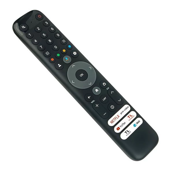 Tcl 65C655PRO İle Uyumlu Qled Tv Kumandası-Mikrofonlu ürün görseli 1