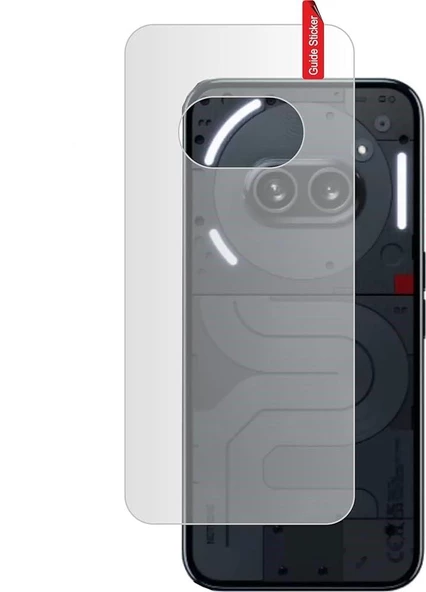 Nothing Phone 2a ile Uyumlu ŞEFFAF Arka Esnek Nano Koruyucu ürün görseli 1