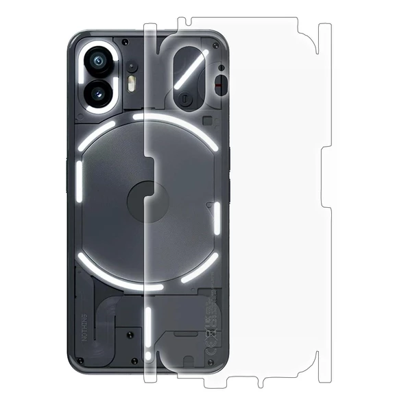 Nothing Phone 2 ile Uyumlu MAT TPU Arka Kaplama 360 ürün görseli 1