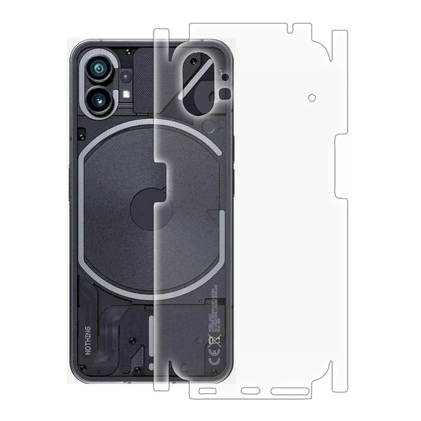 Nothing Phone 1 ile Uyumlu MAT TPU Arka Kaplama 360 ürün görseli 1