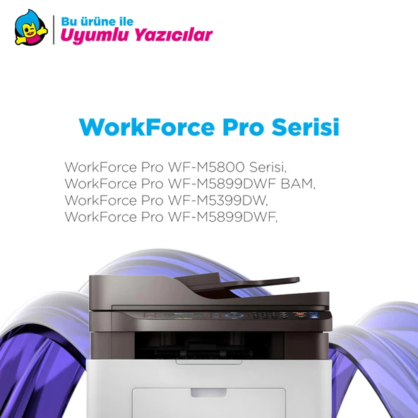 Epson WorkForce Pro WF-M5899DWF Muadil Kartuş 40K - Resim 3
