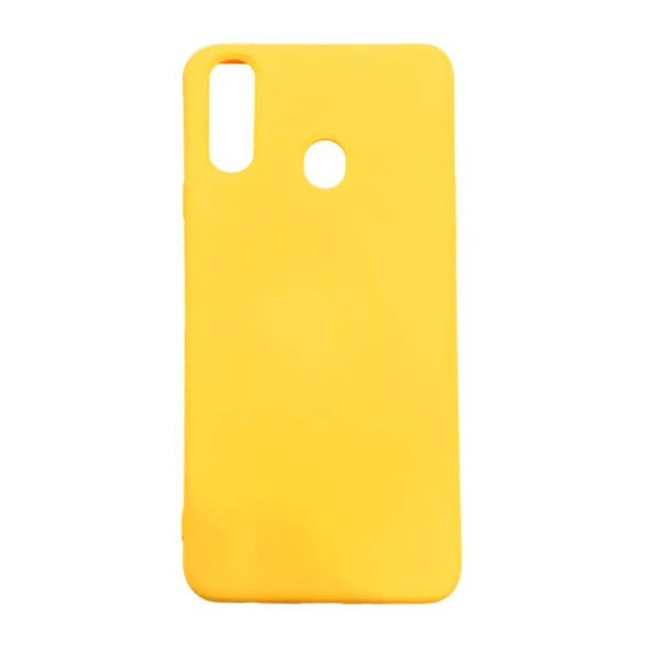 P40 Lite E ile Uyumlu Cappy Silikon Kılıf Sarı ürün görseli 1