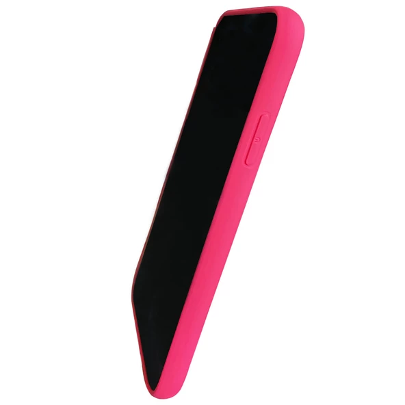 iPhone 11 ile Uyumlu Cappy Silikon Kılıf Pembe - Resim 3