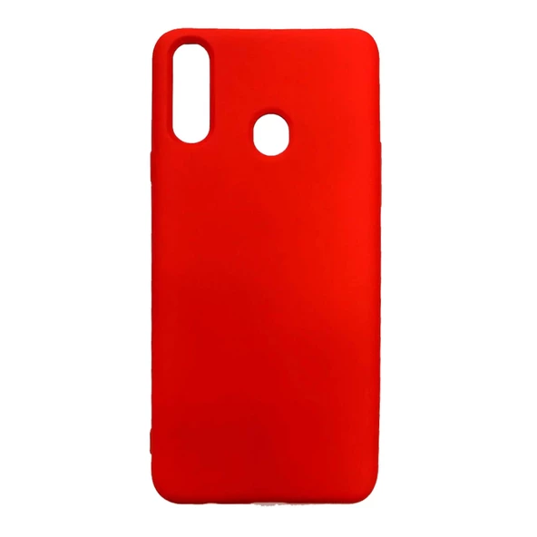 P40 Lite E ile Uyumlu Cappy Silikon Kılıf Kırmızı ürün görseli 1