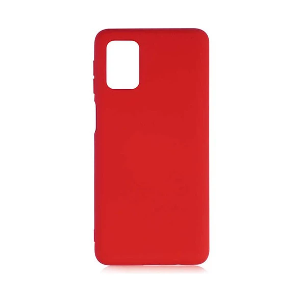 Galaxy M31S ile Uyumlu Cappy Silikon Kılıf Kırmızı ürün görseli 1