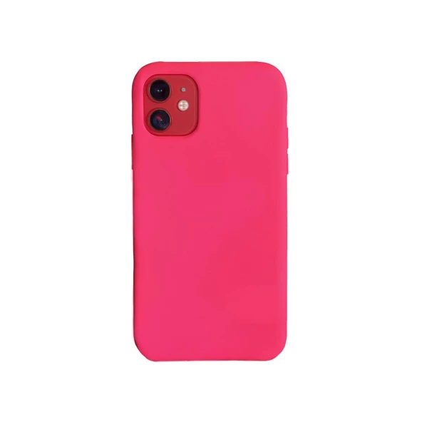 iPhone 11 ile Uyumlu Cappy Silikon Kılıf Pembe ürün görseli 1