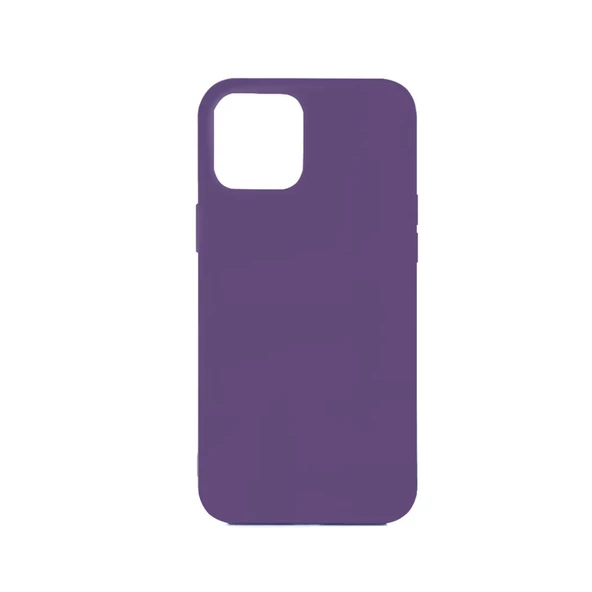 iPhone 12 ile Uyumlu Cappy Silikon Kılıf (6.7") Mor ürün görseli 1