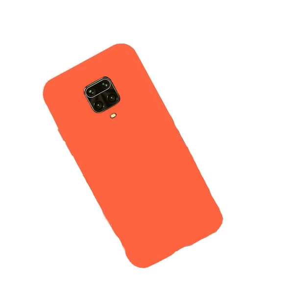 Redmi Note 9S ile Uyumlu Cappy Silikon Kılıf Mercan ürün görseli 1