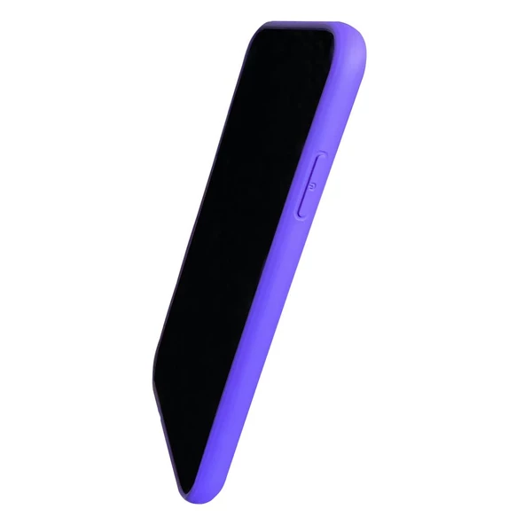 iPhone 11 ile Uyumlu Cappy Silikon Kılıf Mor - Resim 4