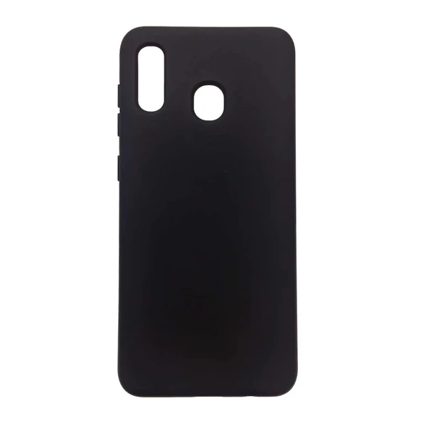 P40 Lite E ile Uyumlu Cappy Silikon Kılıf Siyah ürün görseli 1
