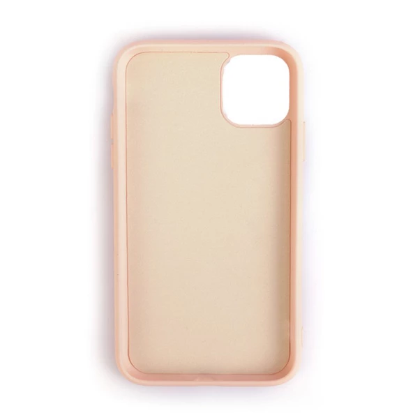 iPhone 11 Pro ile Uyumlu Cappy Silikon Kılıf Pudra ürün görseli 1