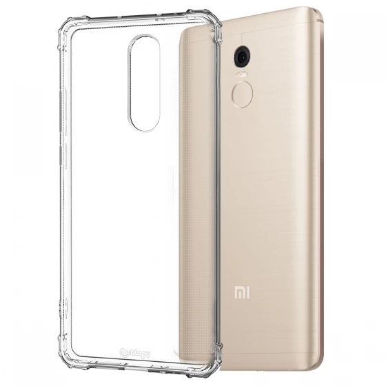 Blogy Red MI 5 Plusile Uyumlu  Crystal Fit Kılıf Crystal Clear ürün görseli 1