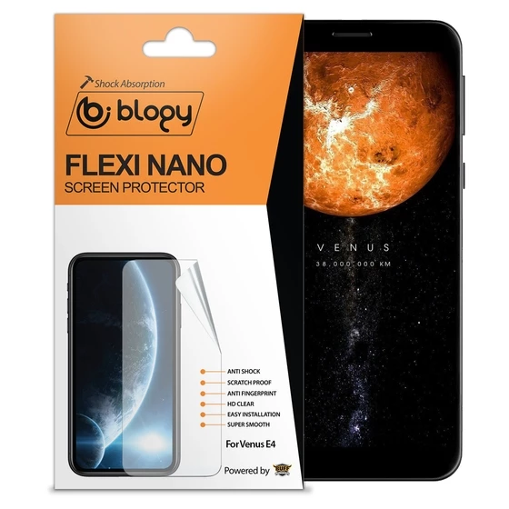 Blogy Venus E4 ile Uyumlu Flexi Nano Ekran Koruyucu ürün görseli 1