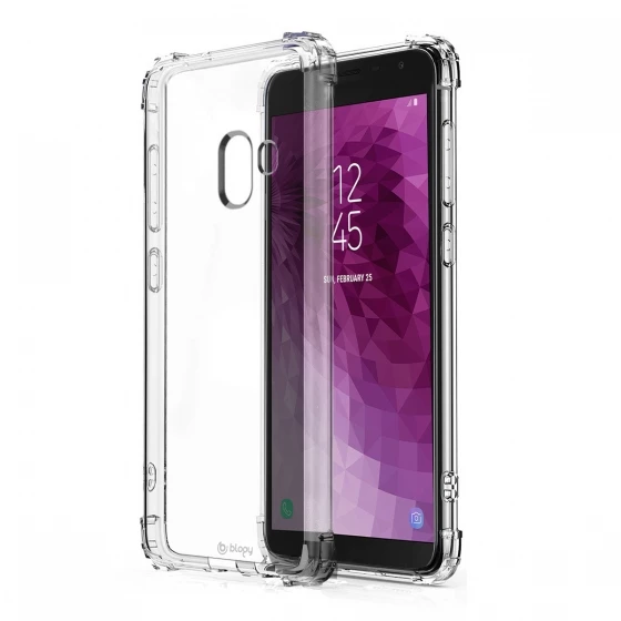 Blogy Galaxy J6 Plus ile Uyumlu Crystal Fit Kılıf Crystal Clear ürün görseli 1