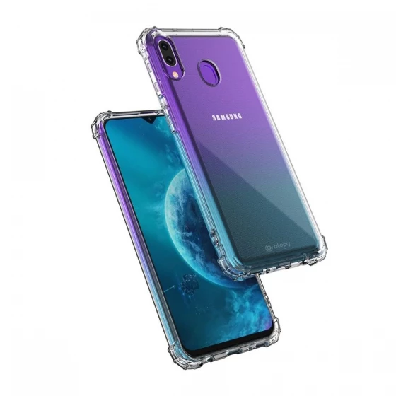 Blogy Galaxy M20 ile Uyumlu Crystal Fit Kılıf Crystal Clear ürün görseli 1