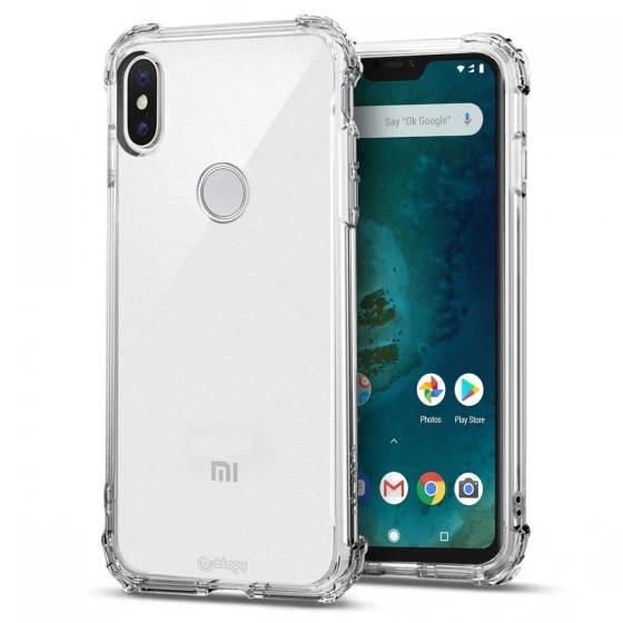 Blogy MI A2 Lite ile Uyumlu Crystal Fit Kılıf Crystal Clear ürün görseli 1