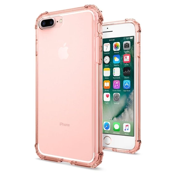 Buff iPhone 8 Plus / 7 Plus ile Uyumlu No1 Kılıf Rose Gold ürün görseli 1