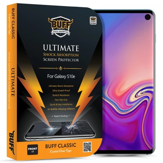 Buﬀ Galaxy S10e ile Uyumlu Ekran Koruyucu ürün görseli 1
