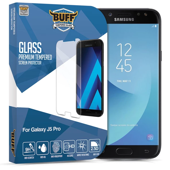 Buff Glass Galaxy J5 Pro ile Uyumlu Ekran Koruyucu Cam ürün görseli 1