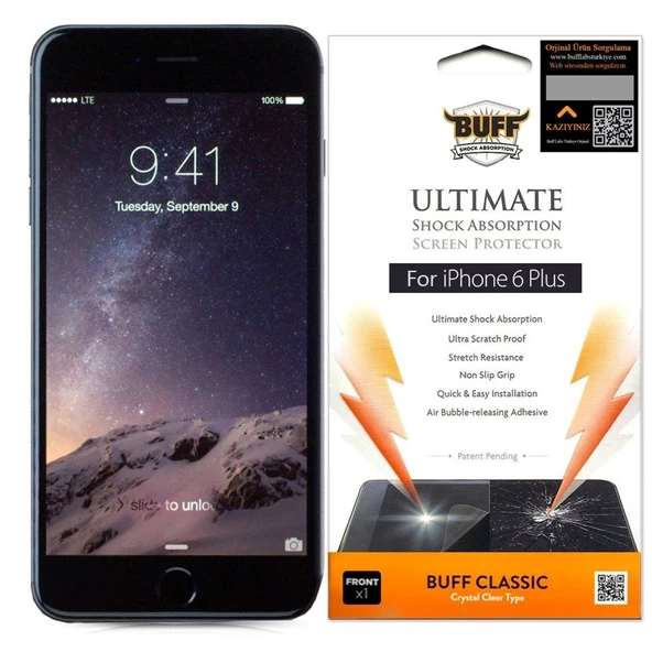Buff iPhone 6 Plus/6S Plus ile Uyumlu Darbe EmiciFilm ürün görseli 1