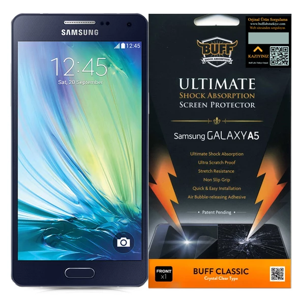 Buff Galaxy A5 ile Uyumlu Darbe Emici Ekran Koruyucu Film ürün görseli 1