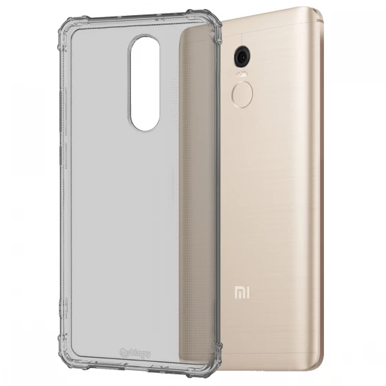 Blogy Red MI 5 Plus ile Uyumlu Crystal Fit Kılıf Smoke Black ürün görseli 1