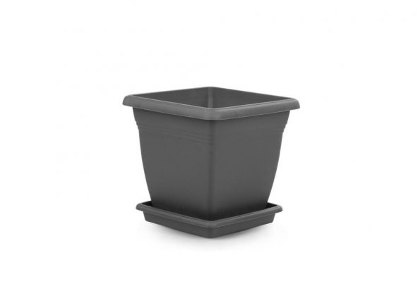Omnipazar SO-VK01 Villa Kare Tabaklı Saksı 4.6 lt No 1 ürün görseli 1