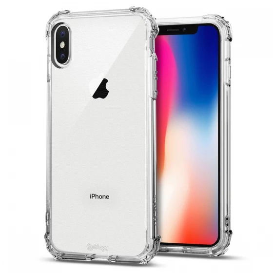 Blogy iPhone X / Xs ile Uyumlu Crystal Fit Kılıf Crystal Clear ürün görseli 1