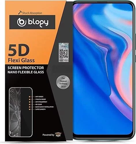 Blogy Y9 Prime 2019 ile Uyumlu Flexi 5D Ekran Koruyucu ürün görseli 1