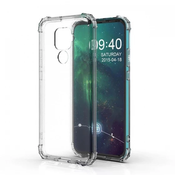 Blogy Mate 30 Lite ile Uyumlu Crystal Fit Kılıf Crystal Clear ürün görseli 1