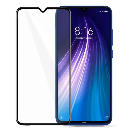 Blogy RedMi Note 8 ile Uyumlu Flexi 5D Ekran Koruyucu ürün görseli 1