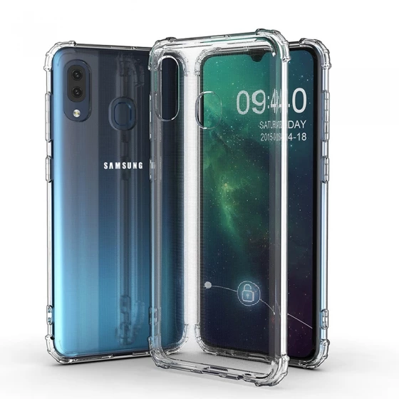 Blogy Galaxy A10s ile Uyumlu Crystal Fit Kılıf Crystal Clear ürün görseli 1