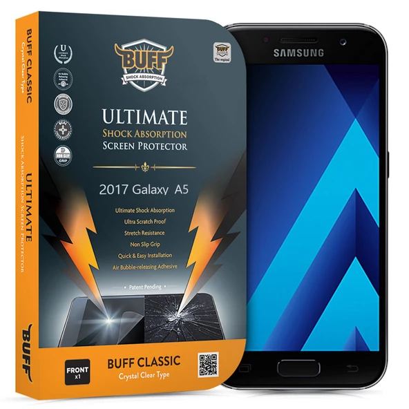 Buff 2017 Galaxy A5 ile Uyumlu Darbe Emici Ekran Koruyucu Film ürün görseli 1