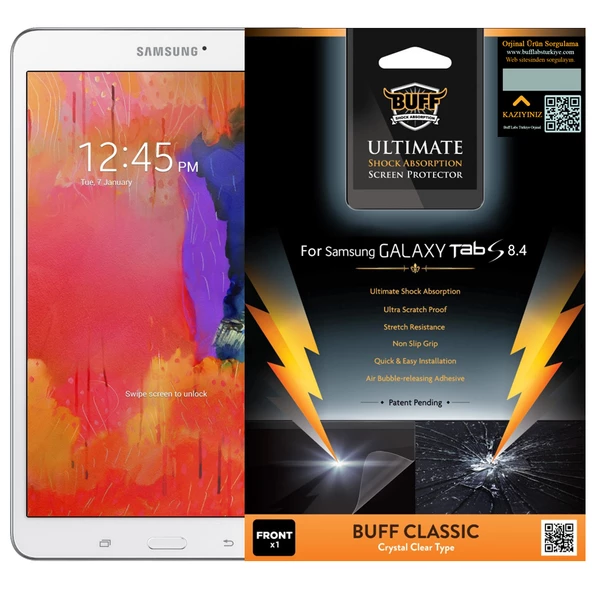Buff Galaxy Tab S 8.4 ile Uyumlu Darbe Emici Film ürün görseli 1