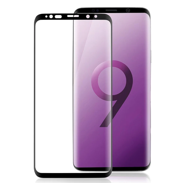 Buff Galaxy S9 Plus ile Uyumlu 5D ile Uyumlu Glass Ekran Koruyucu ürün görseli 1