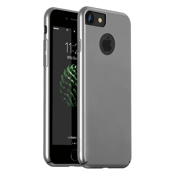 Buff iPhone 7 ile Uyumlu Slim Fit Kılıf Silver ürün görseli 1