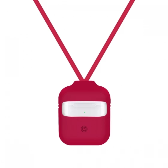 Blogy AirPods ile Uyumlu Silikon Kılıf Hibiscus ürün görseli 1
