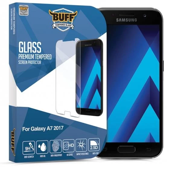 Buff Glass Galaxy A7 2017 ile Uyumlu Ekran Koruyucu Cam ürün görseli 1