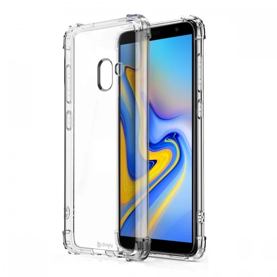 Blogy Galaxy J6 ile Uyumlu Crystal Fit Kılıf Crystal Clear ürün görseli 1