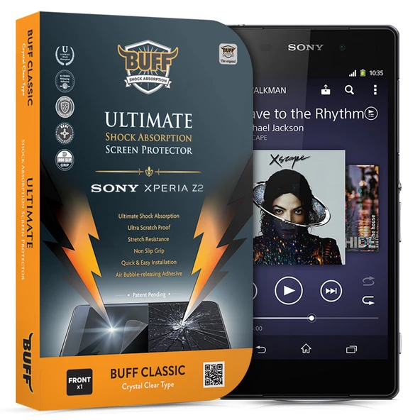 Buff Xperia Z2 ile Uyumlu Darbe Emici Film ürün görseli 1