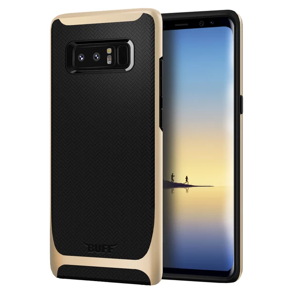 Buff Galaxy Note 8 ile Uyumlu New Armor Kılıf Gold ürün görseli 1