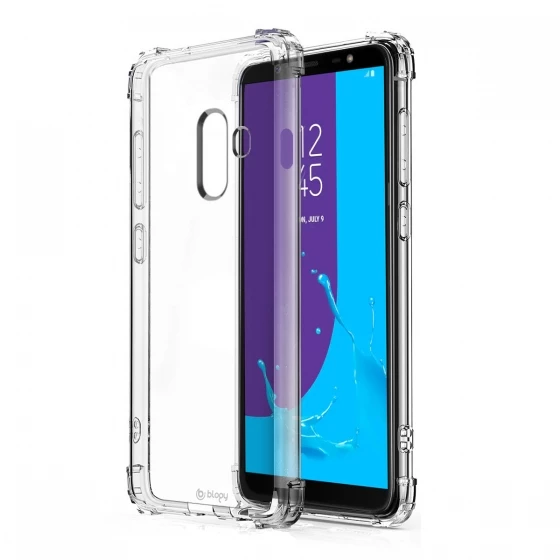 Blogy Galaxy J7 Prime2 ile Uyumlu Crystal Fit Kılıf Crystal Clear ürün görseli 1