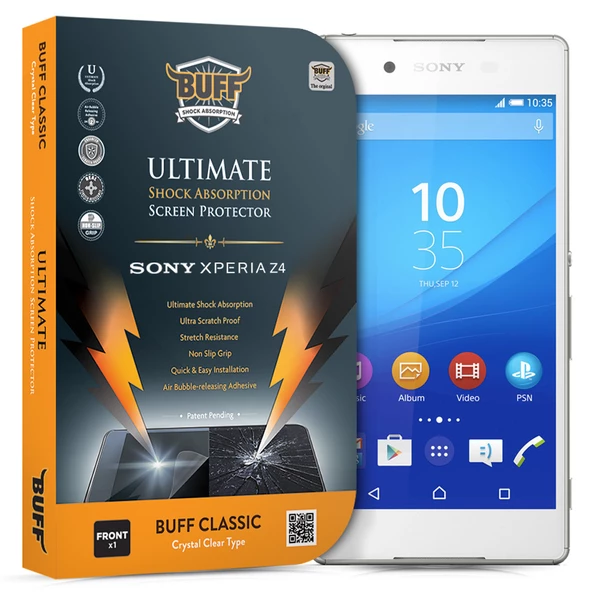Buff Xperia Z3+/Z4 ile Uyumlu Darbe Emici Film ürün görseli 1