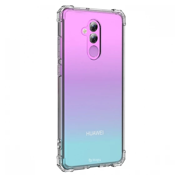 Blogy Mate 20 Lite ile Uyumlu Crystal Fit Kılıf Crystal Clear ürün görseli 1